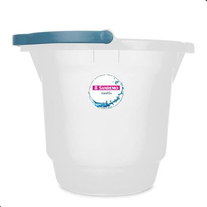 Imagem de Balde Plastico Para Limpeza e Uso Geral Hydrus 8,5L Sanremo