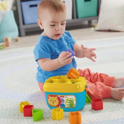 Imagem de Balde Primeiros Blocos do Bebê 10 Peças - Fisher Price