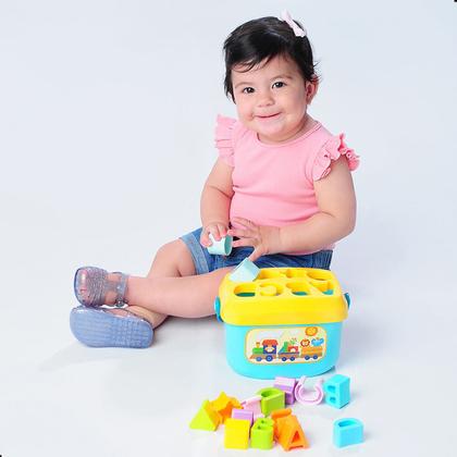 Imagem de Balde Primeiros Blocos Pedagógico Pimpolho