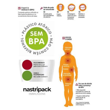 Imagem de Balde Retangular 16L para Alimentos com Tampa Lacre de Vedação - Kit 03 Peças