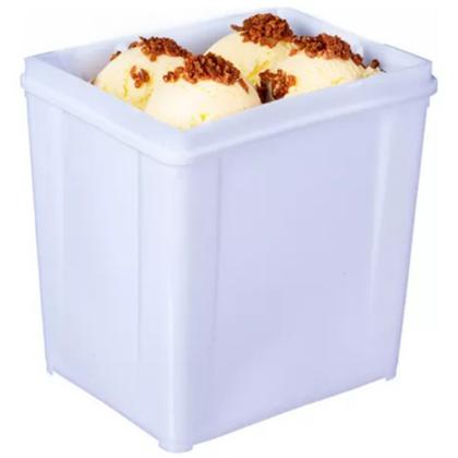 Imagem de Balde retangular para sorvete e açaí 10 litros