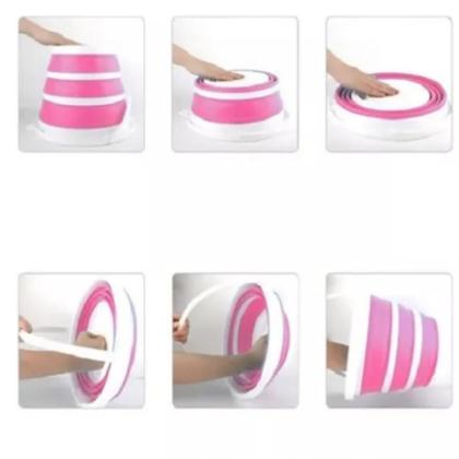 Imagem de Balde Retrátil Flexível 10 Litros Dobrável Reforçado Prático