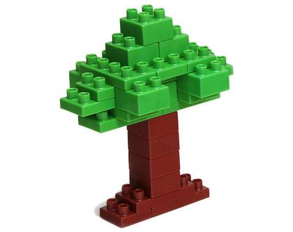 Imagem de Balde Tand Com 150 Blocos De Montar Encaixar - Toyster