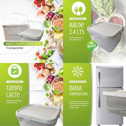 Imagem de Baldes Organizadores-Kit 3 Pçs