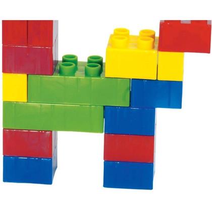 Imagem de Baldinho Sortido Com Blocos de Montar Criativos 30 Peças