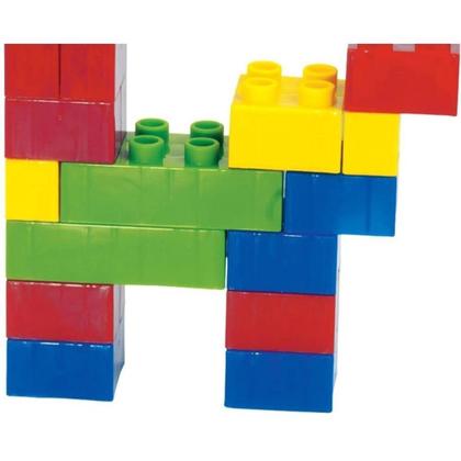 Imagem de Baldinho Sortido Com Blocos De Montar Criativos 30 Peças