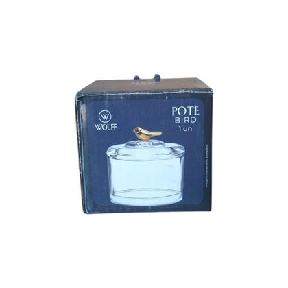 Imagem de Baleiro Bomboniere Kit Com 6 Potes Bird Pássaro Canário Gold