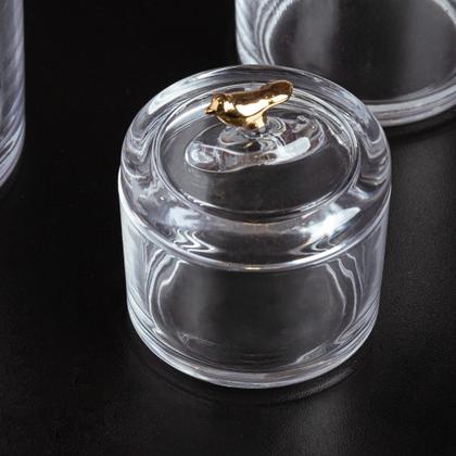 Imagem de Baleiro Bomboniere Kit Com 6 Potes Bird Pássaro Canário Gold