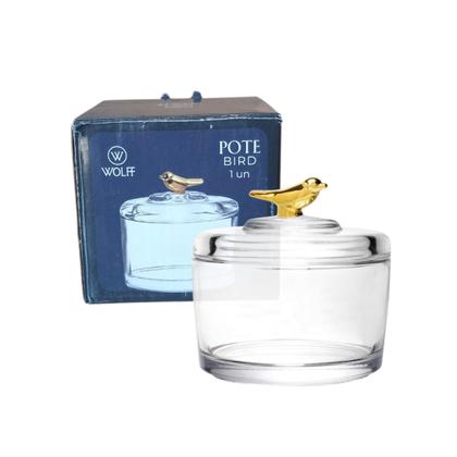 Imagem de Baleiro Bomboniere Kit Com 6 Potes Bird Pássaro Canário Gold