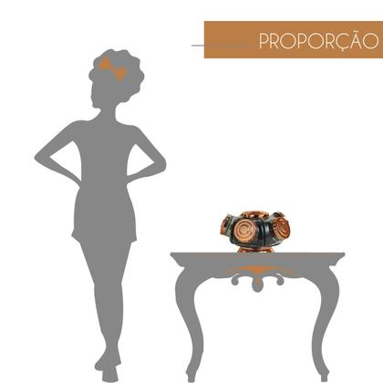 Imagem de Baleiro de Vidro Médio Cobre Giratório Bomboniere Antigo