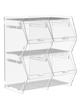 Imagem de Baleiro Idealle Em Acrilico Cristal 4 Nichos