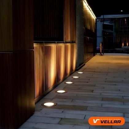 Imagem de Balizador De Solo Led Chão Jardim 7w Embutir Blindado