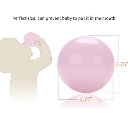 Imagem de Ball Pit Balls PlayMaty Plastic Ftalate & BPA, 7 cm, 50 unidades