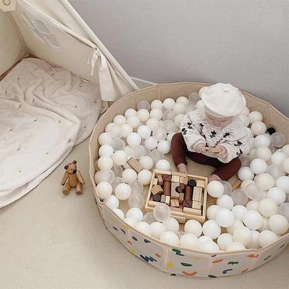 Imagem de Ball Pit Balls STARBOLO 100% sem ftalatos, sem BPA, bege