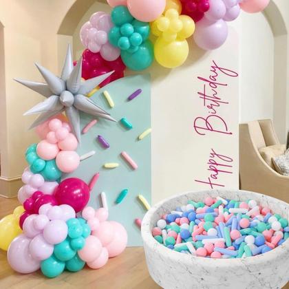 Imagem de Ball Pit Balls STARBOLO Macaron 120 unidades para crianças e bebês