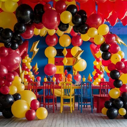 Imagem de Balloon Garland Arch Kit Sowide Cartoon Game Birthday Party