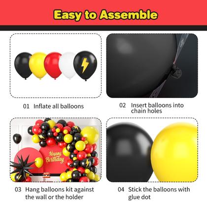 Imagem de Balloon Garland Arch Kit Sowide Cartoon Game Birthday Party