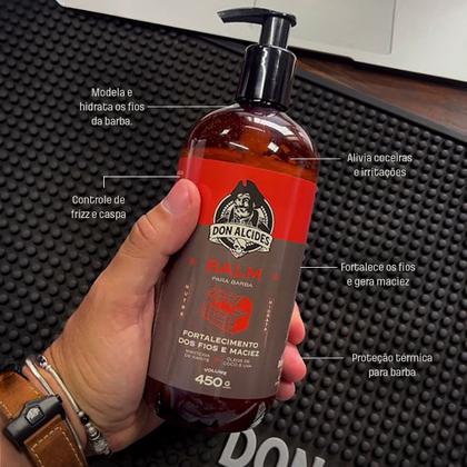 Imagem de Balm Hidratante Para Barba 450g Barba Negra Don Alcides