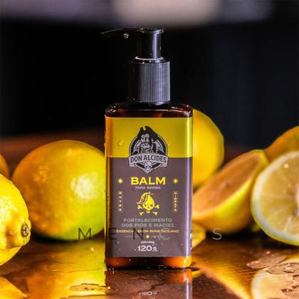 Imagem de Balm para Barba Lemon Bone Siciliano Cítrico Refrescante 120g Don Alcides