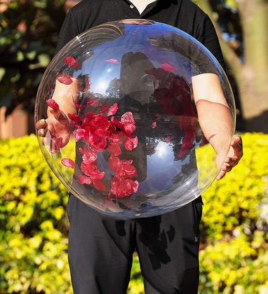 Imagem de Balões Bubble Transparentes Aredpoook - 36 Polegadas (4 Unidades)