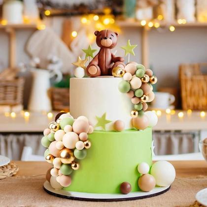 Imagem de Balões De Espuma Mini 72 Peças Para Decoração De Bolos De Natal, Aniversário, Chá De Bebê, Casamento