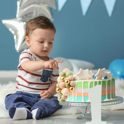 Imagem de Balões De Espuma Mini 72 Peças Para Decoração De Bolos De Natal, Aniversário, Chá De Bebê, Casamento