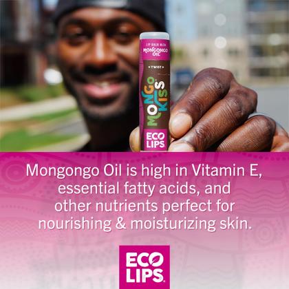 Imagem de Bálsamo labial Eco Lips Mongo Kiss Organic, pacote com 4 unidades, 100% orgânico do USDA