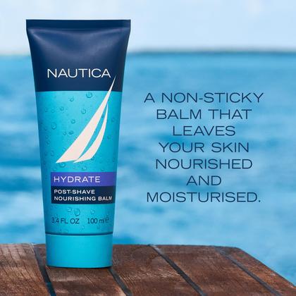 Imagem de Bálsamo nutritivo pós-barbear Nautica Grooming 100mL
