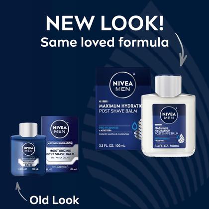Imagem de Bálsamo pós-barba Nivea Men Maximum Hydration 100ml x 3 pacotes
