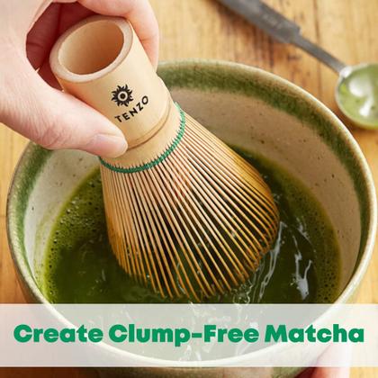 Imagem de Bamboo Whisk Tenzo para chá verde Matcha de grau cerimonial