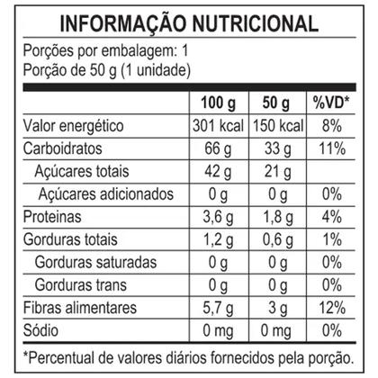 Imagem de Banana Desidratada Com Canela Caixa Com 6 Unidades 50g Cada BiO2