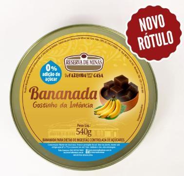 Imagem de BANANADA ZERO AÇUCAR DIET RESERVA DE MINAS 540g