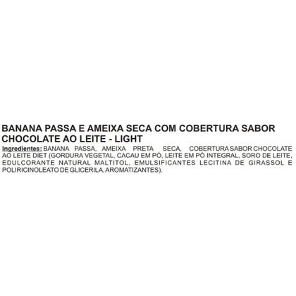 Imagem de Bananinha Ameixa Chocolate Light Zero Açúcar Sem Glúten 20x27g