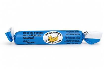 Imagem de Bananinha Santa Branca Sem Açúcar Pote 30x35g: Doce Saudável Snack Fit