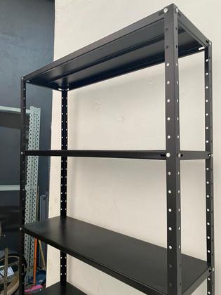Imagem de Bancada Aço Baixa Preta 1mt 30x91 Suporta até 90kg