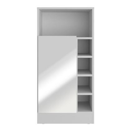 Imagem de Bancada Balcão/Mesa de Cozinha com Adega 1 Porta e Espelho Multimóveis MP2248