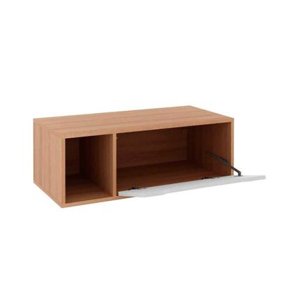 Imagem de Bancada de Banheiro Suspenso BN3644 s/ Cuba c/ 1 Porta 80cm Branco - Tecno Mobili