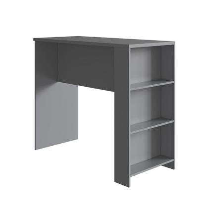 Imagem de Bancada de Cozinha Luna 3 Prateleiras Cinza - Irm Móveis