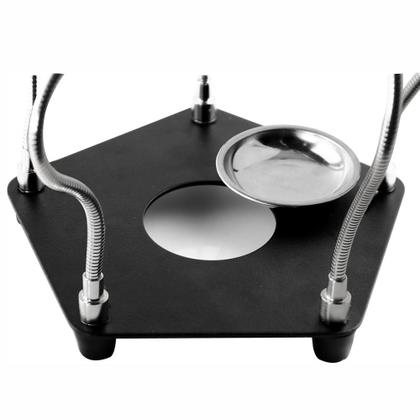 Imagem de Bancada De Reparo De Solda De Placa Com Lupa 3 X 4 Garras Jacaré CBRN20386