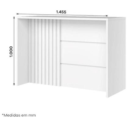 Imagem de Bancada Gourmet Americana Branco  Henn