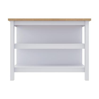 Imagem de Bancada gourmet ilha cozinha Ditália 2 Prat. Cinza CD-1019