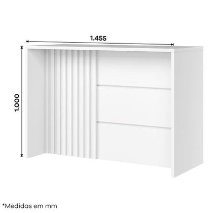 Imagem de Bancada Ilha Gourmet Ripada Americana - Móveis Henn