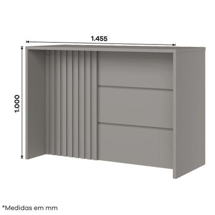 Imagem de Bancada Ilha Gourmet Ripada Americana - Móveis Henn