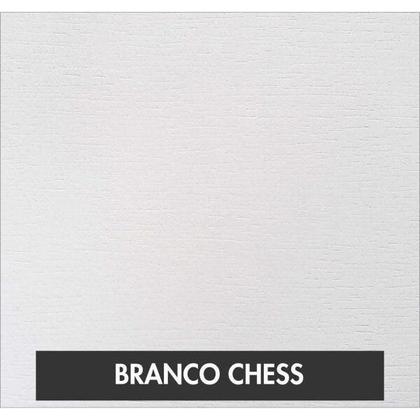 Imagem de Bancada para Banheiro Cuba Abaulada L42 com Prateleira 605W Metrópole Branco/Chess