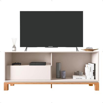 Imagem de Bancada Rack Para TV até 55 Polegadas Jace Marrom Caemmun