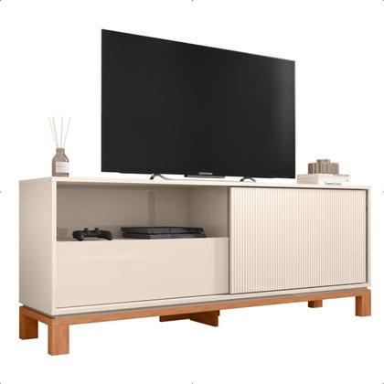 Imagem de Bancada Rack Para TV até 55 Polegadas Jace Marrom Caemmun