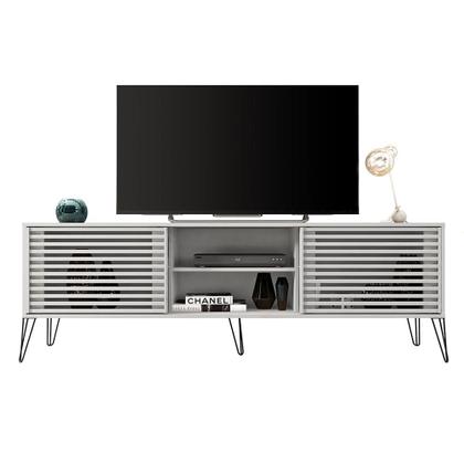 Imagem de Bancada Rack TV até 70 Polegadas New Frizz Branco Caemmun