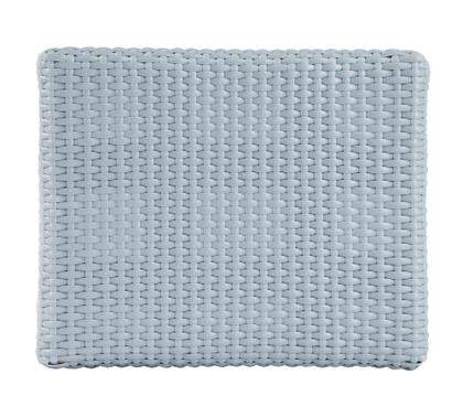 Imagem de Banco de balcão Offex Transitional Rattan retangular azul