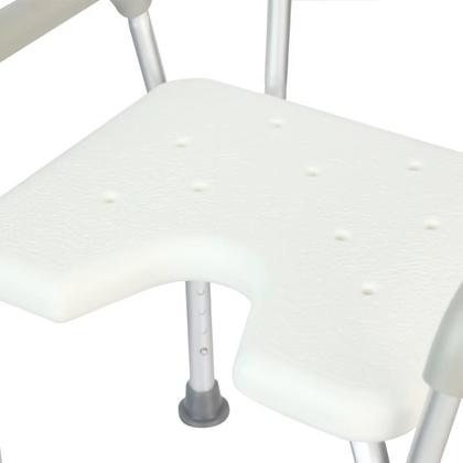 Imagem de Banco de Banho Ajustável com Braços e Encosto Conforto e Segurança  Winner.Med