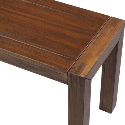 Imagem de Banco Decorativo para Varanda Cozinha Dumai 120cm Madeira Maciça Walnut Escovado G54 - Gran Belo